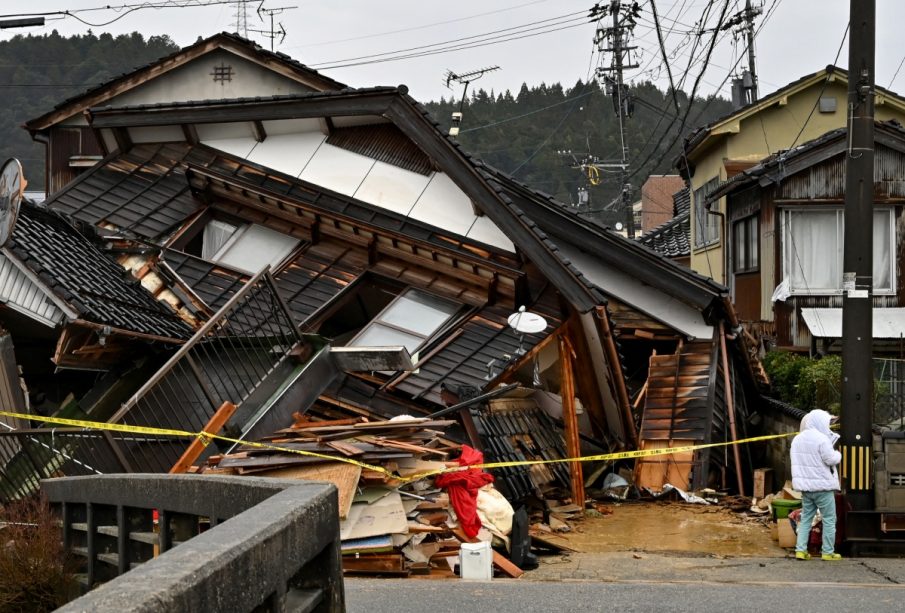 El terremoto en Japón destruyó casas