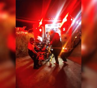 Motociclista sufre daños en La Paz