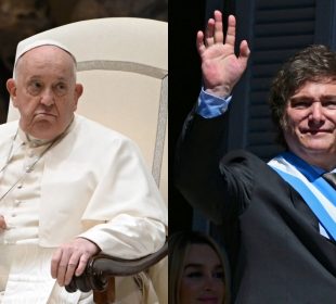 El Papa Francisco y Javier Milei