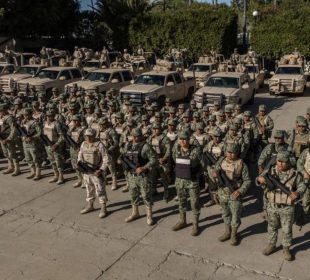 600 militares arribaron a Tijuana