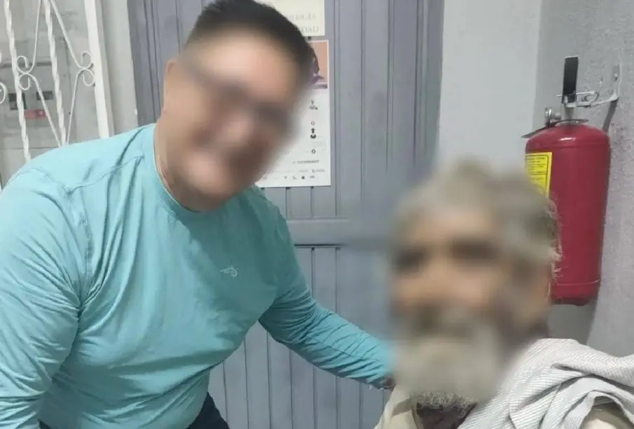 Abuelito extraviado rescatado