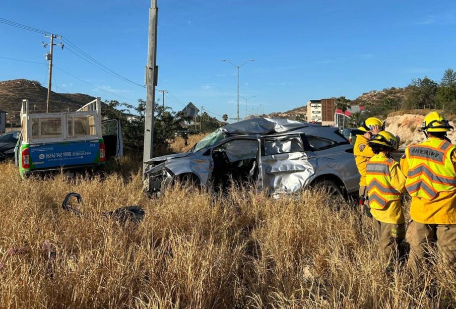 Accidente de tránsito entre dos vehículos