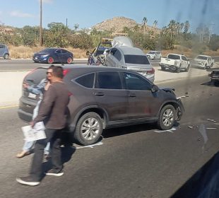 Accidente en carretera transpeninsular