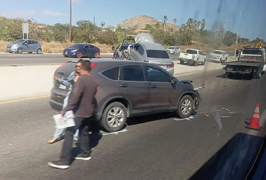 Accidente en carretera transpeninsular