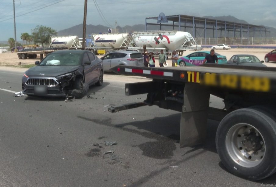 Accidente vial en Carretera Transpeninsular