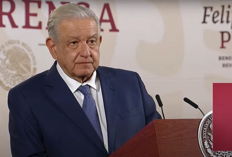 Andrés Manuel López Obrador durante Mañanera
