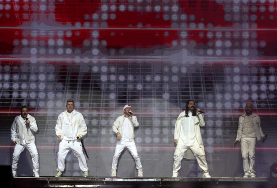 Backstreet Boys actuando en Feria de León