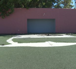 Cancha de fútbol en El Rosarito