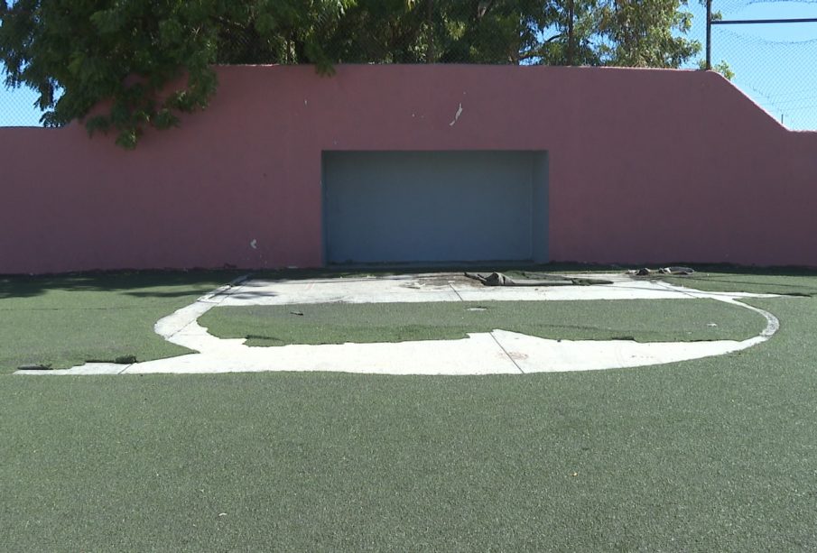 Cancha de fútbol en El Rosarito