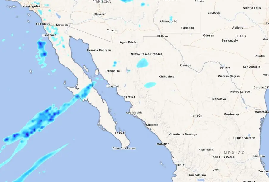 Clima para Tijuana 27-feb