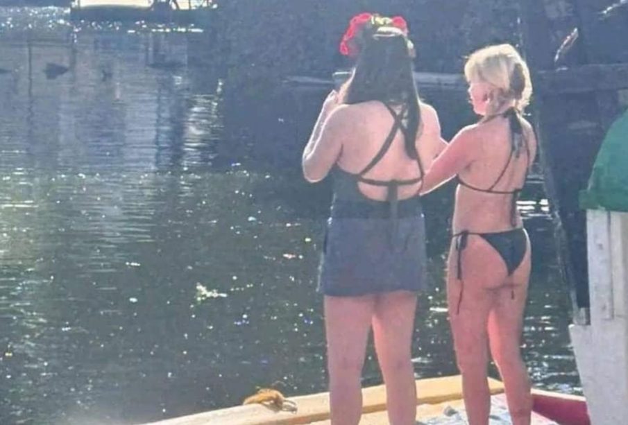 “Acapulco en trajinera”: Turista presume bikini en los canales de Xochimilco