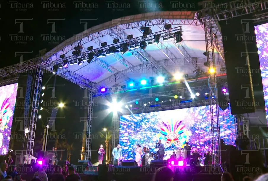 Escenario principal del Carnaval La Paz 2024