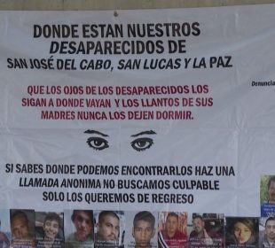 Lona de personas desaparecidas