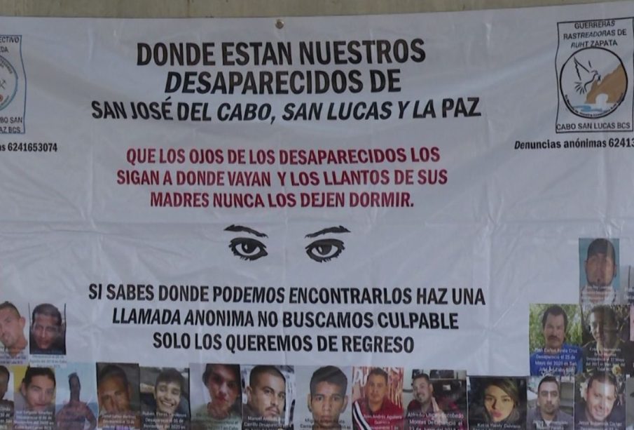 Lona de personas desaparecidas