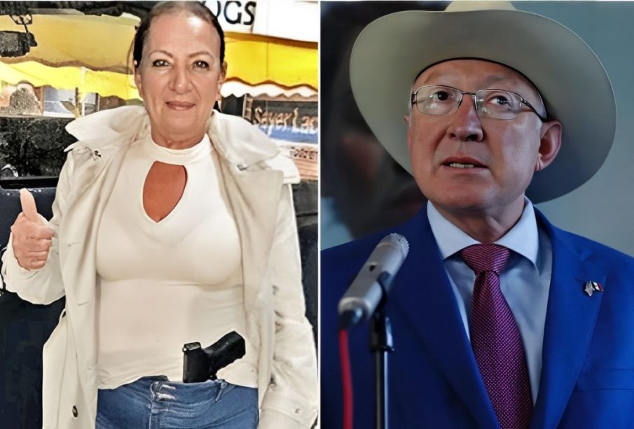 Lucía Trasviña y Ken Salazar