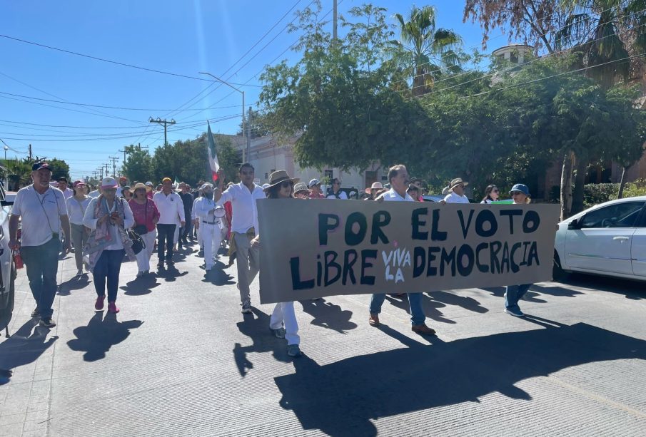 Marcha por la Democracia en La Paz