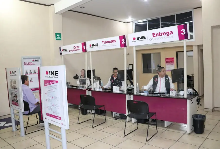Módulos de atención del INE