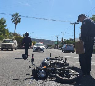 Motociclista herido en Los Olivos