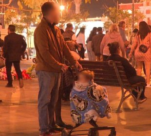 Pareja con niña en San José del Cabo