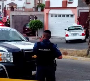 Policía en operativo en Tijuana