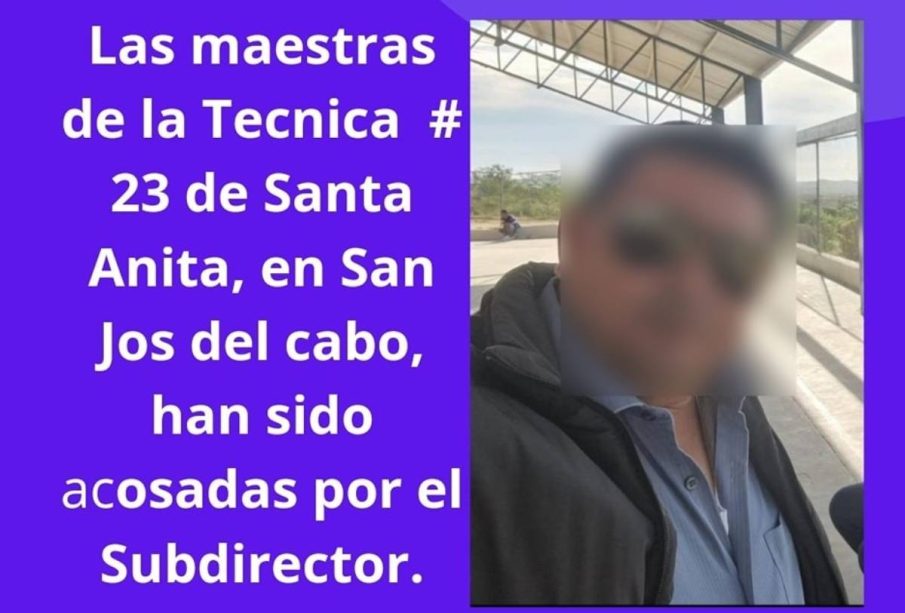 Señalamientos de maestras contra director de escuela