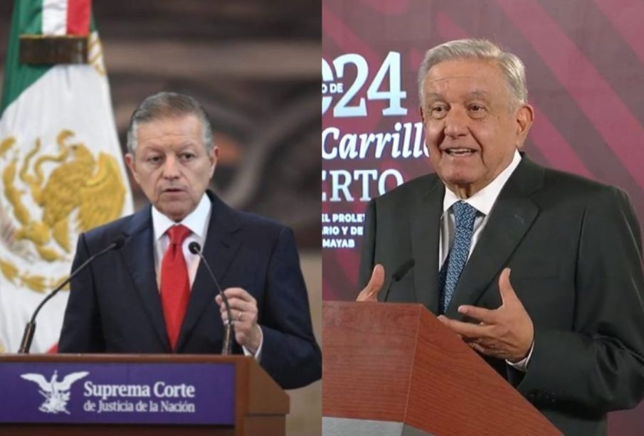 Arturo Zaldívar y AMLO.