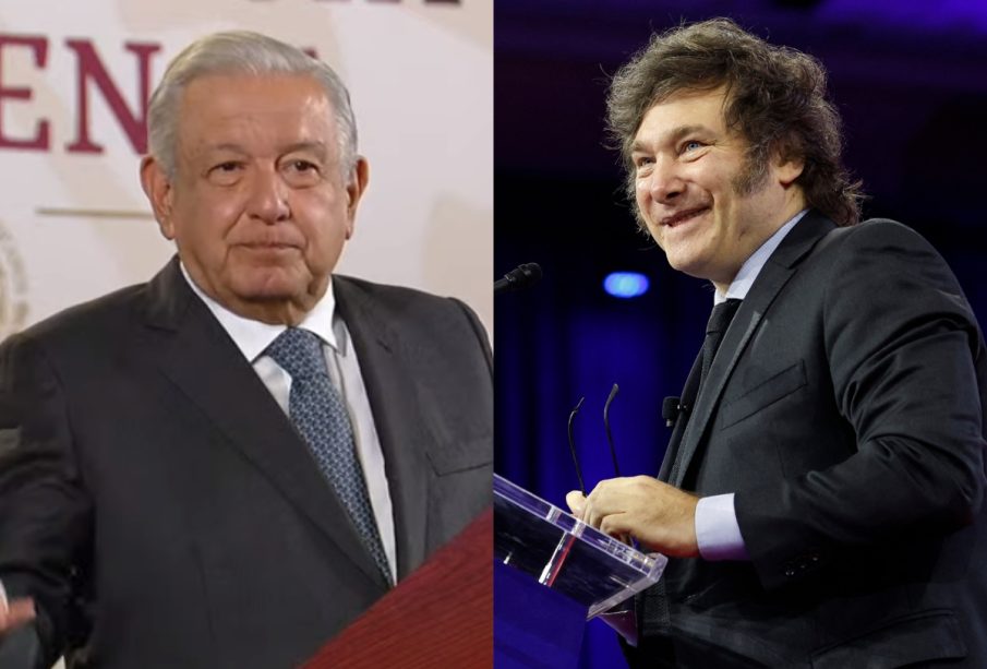 AMLO y Javier Milei