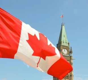 Bandera de Canadá.