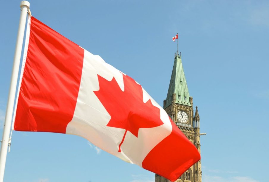 Bandera de Canadá.