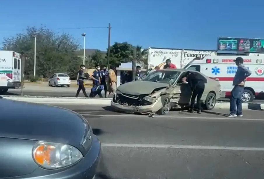 Accidente en La Paz.