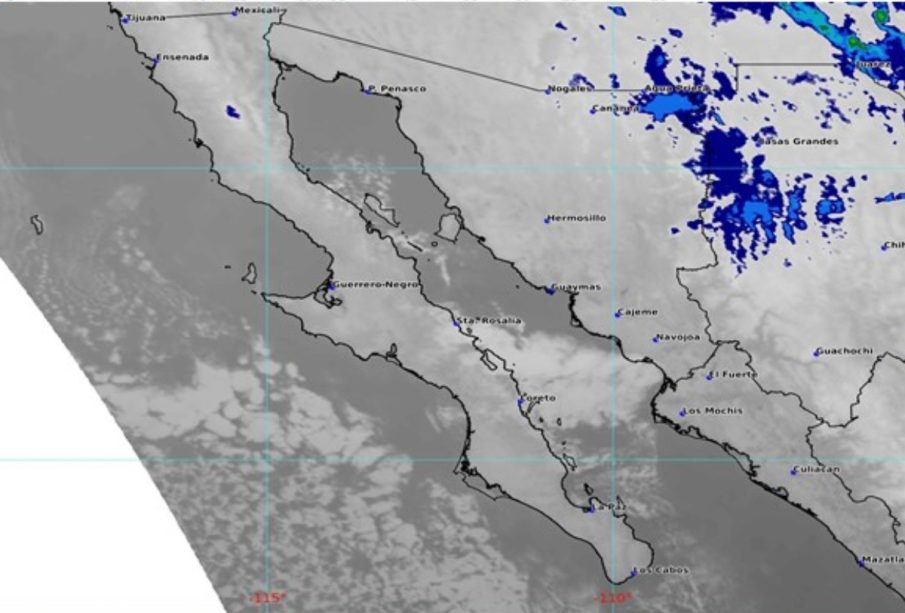 Mapa del clima en BCS