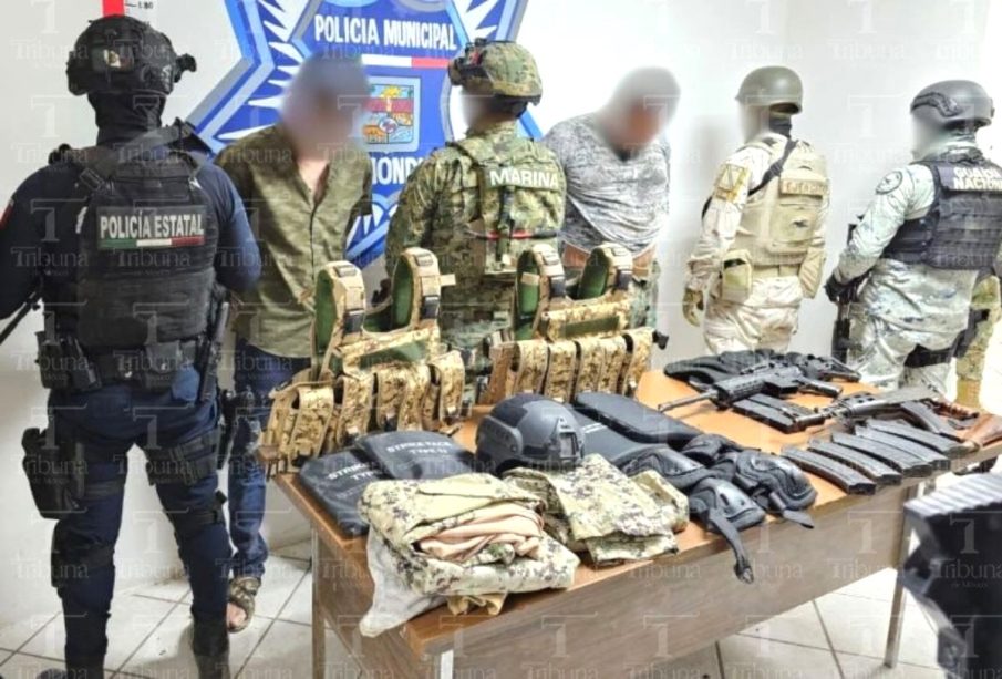 Personal del Ejército asegura arsenal y equipo táctico