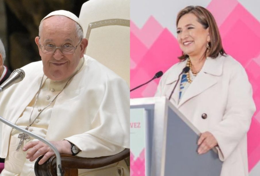 Papa Francisco y Xóchitl Gálvez