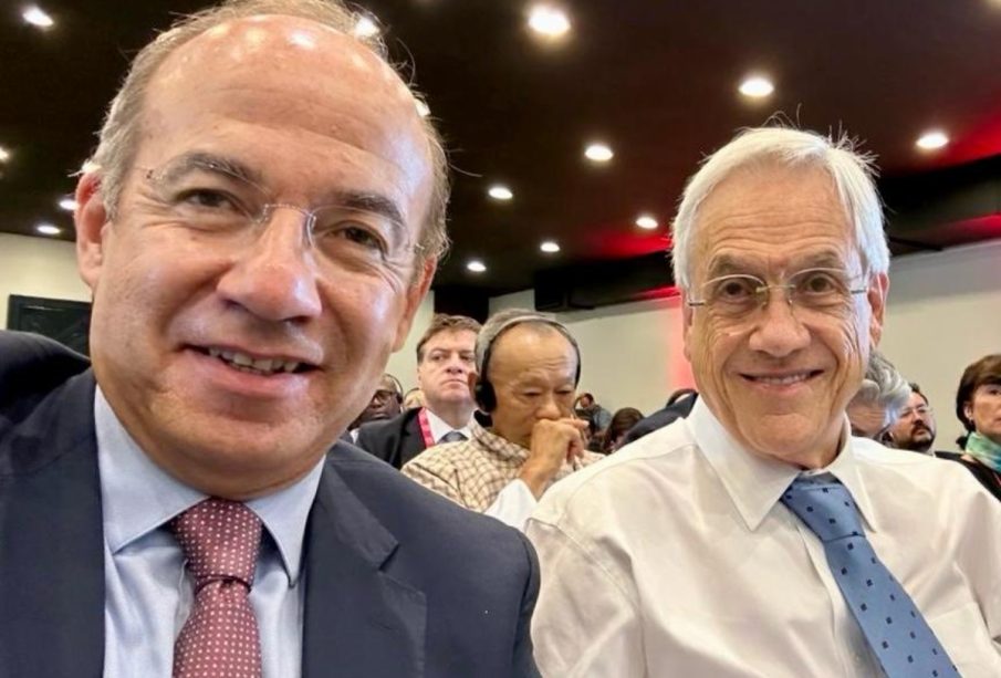 Felipe Calderón y Sebastián Piñera