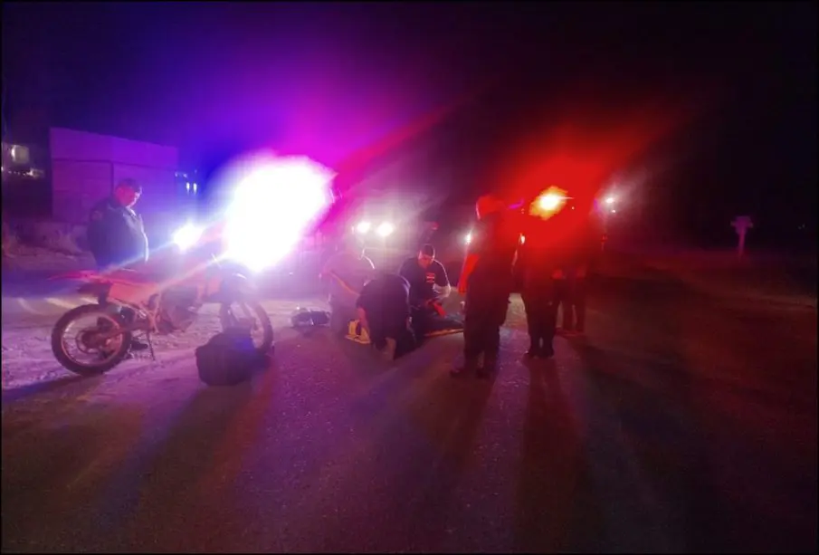 Accidente en Todos Santos.