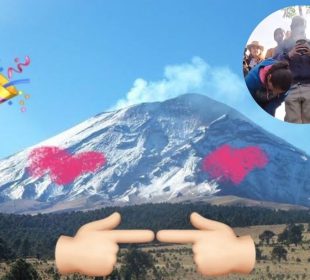 ¡Feliz cumpleaños, "Don Goyo"! Instalan ofrenda al Popocatépetl como celebración (VIDEO)