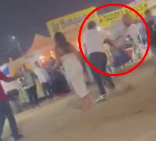 Riña en Fiestas Tradicionales de San José del Cabo: Pareja discute y termina en golpes