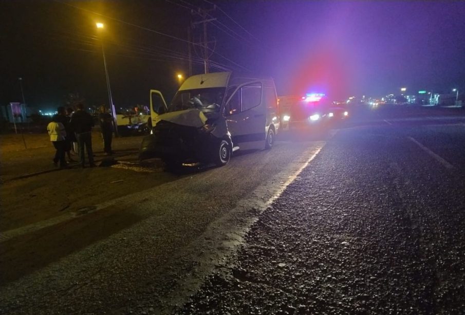 Accidente en la en la carretera Transpeninsular