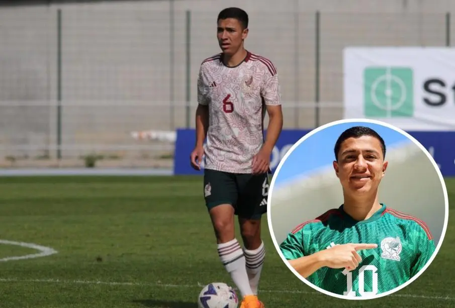Andrés Montaño junto a la Selección Mexicana