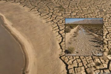 Balandra sin agua, según IA