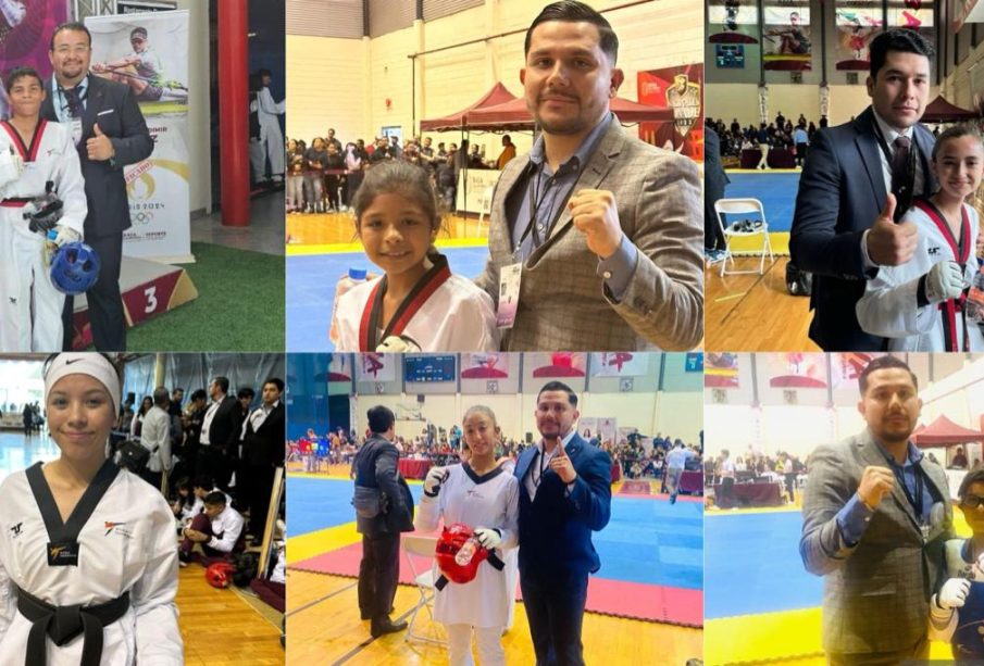 Atletas cabeños de taekwondo