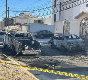 Carros incendiados