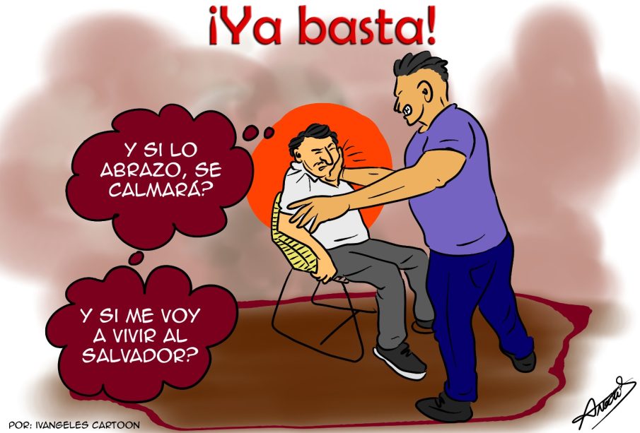 Cartoon sobre golpiza a transportistas en Guerrero