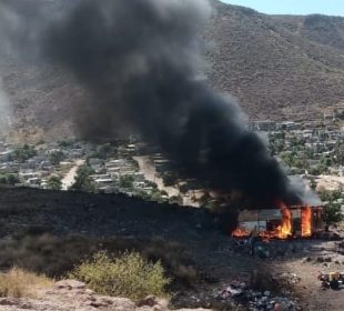 Casa consumida por incendio