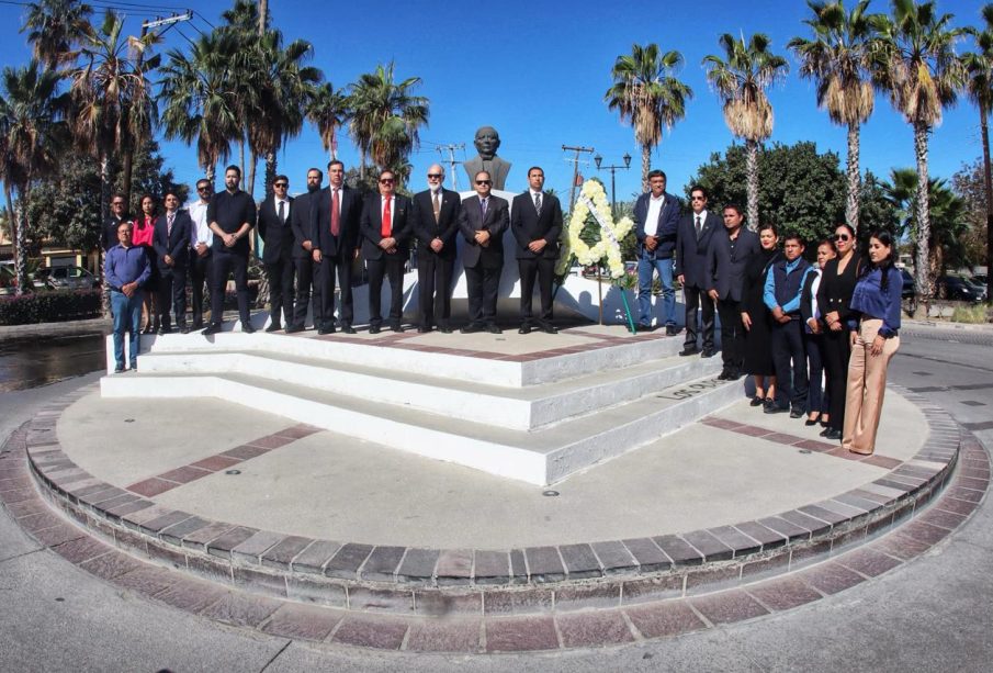 Conmemoran natalicio de Benito Juárez en Los Cabos