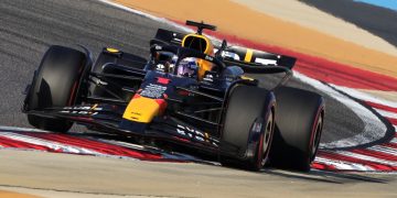 Max Verstappen, de Red Bull Racing en pista