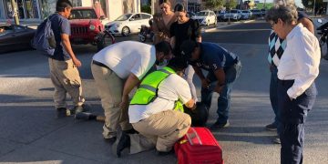 Motociclista atropellado en la colonia Santa Fe