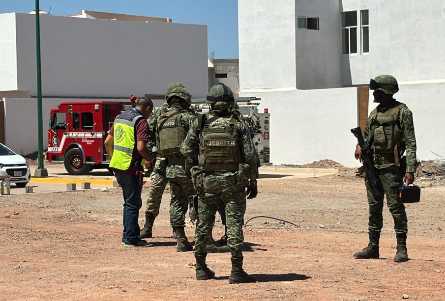 Movilización de ejército por desplome de avioneta en Culiacán