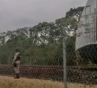 Tren Maya arroyó dos migrantes Uno murió y el segundo herido