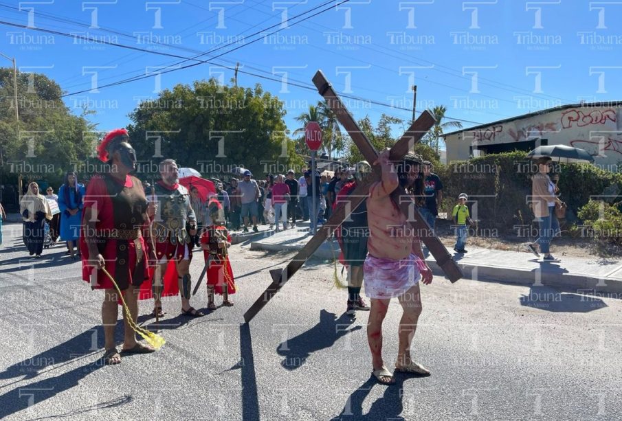 Viacrucis en La Paz